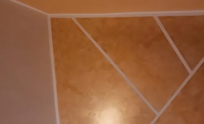 Peinture décorative chambre Péronnas