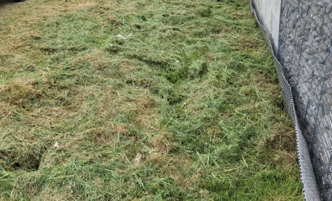 Terrain en cours de préparation