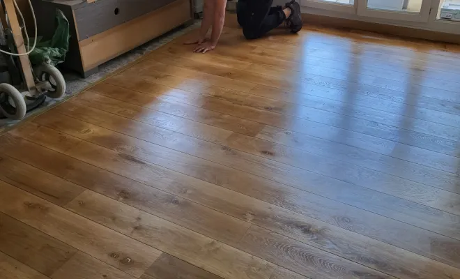 Parquet : application vitrificateur 1 couche