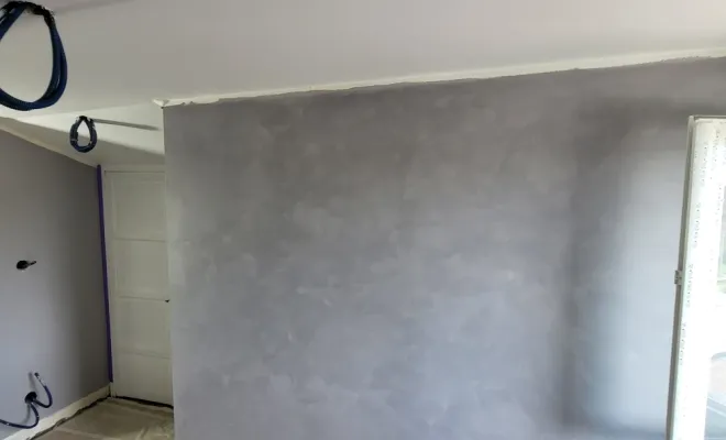 Mise en peinture mur combles