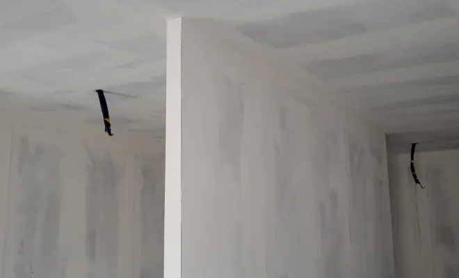 Pose placo BA13 avec bandes à joints