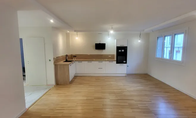 Reprise malfaçons logements: Application peinture murs et plafonds