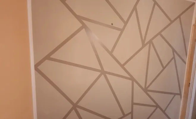 Peinture décorative au SCOTCH